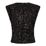 RoslynCC Sequin Top - Black - Co'couture