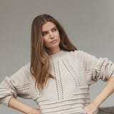 RowanCC Hole Turtle Knit - Taupe - Co'couture