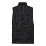 RowCC Cable Knit Top - Dark Grey - Co'couture