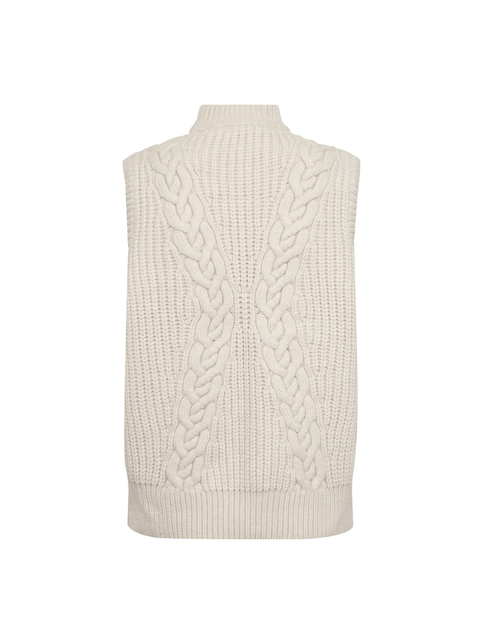 RowCC Cable Knit Top - Ivory - Co'couture