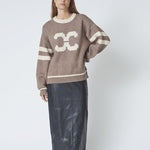 RowCC Coco Logo Knit - Walnut - Co'couture