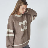 RowCC Coco Logo Knit - Walnut - Co'couture