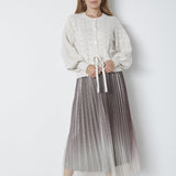 RowCC Pointelle Tie Cardigan - Ivory - Co'couture