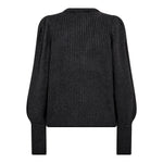 RowCC Puff Rib V - Knit - Dark Grey - Co'couture