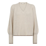 RowCC Puff Rib V - Knit - Ivory - Co'couture