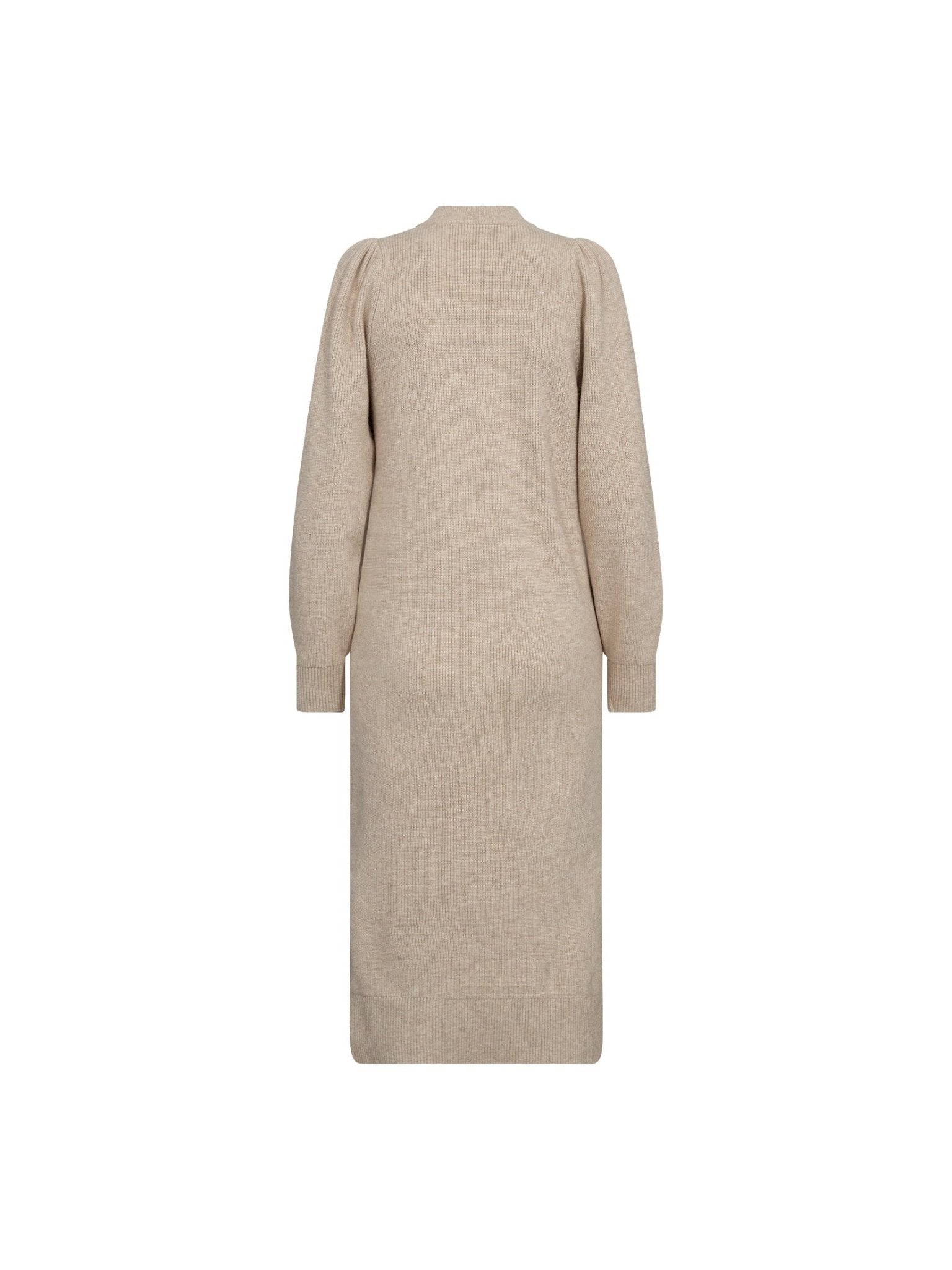 RowCC Rib Midi Dress - Creme - Co'couture