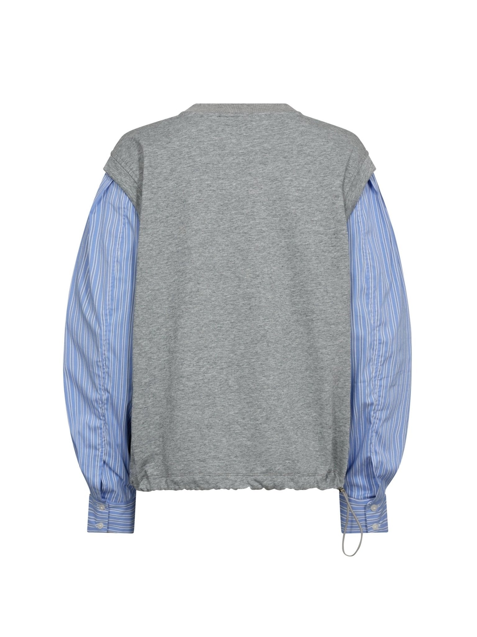SabinaCC Mix Shirt Sweat - Light Grey - Co'couture