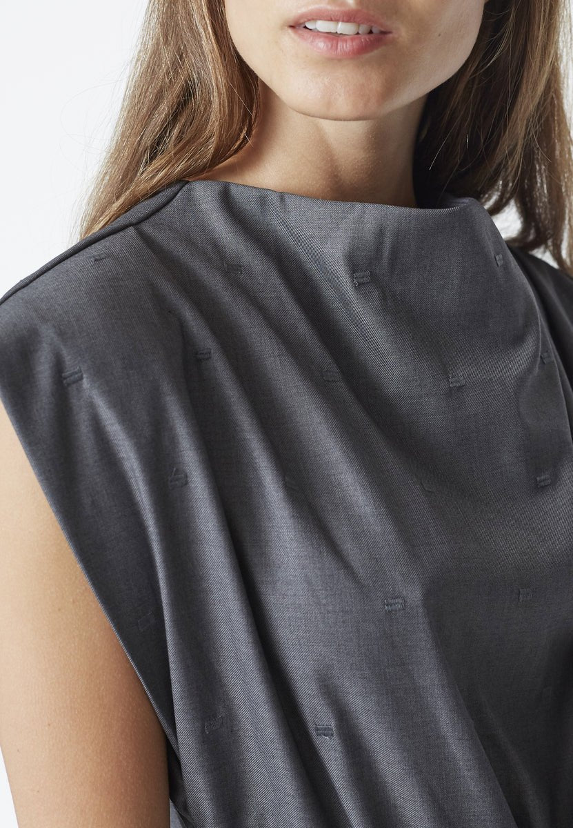 SagaCC Dress - Mid Grey - Co'couture