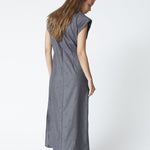 SagaCC Long Dress - Mid Grey - Co'couture