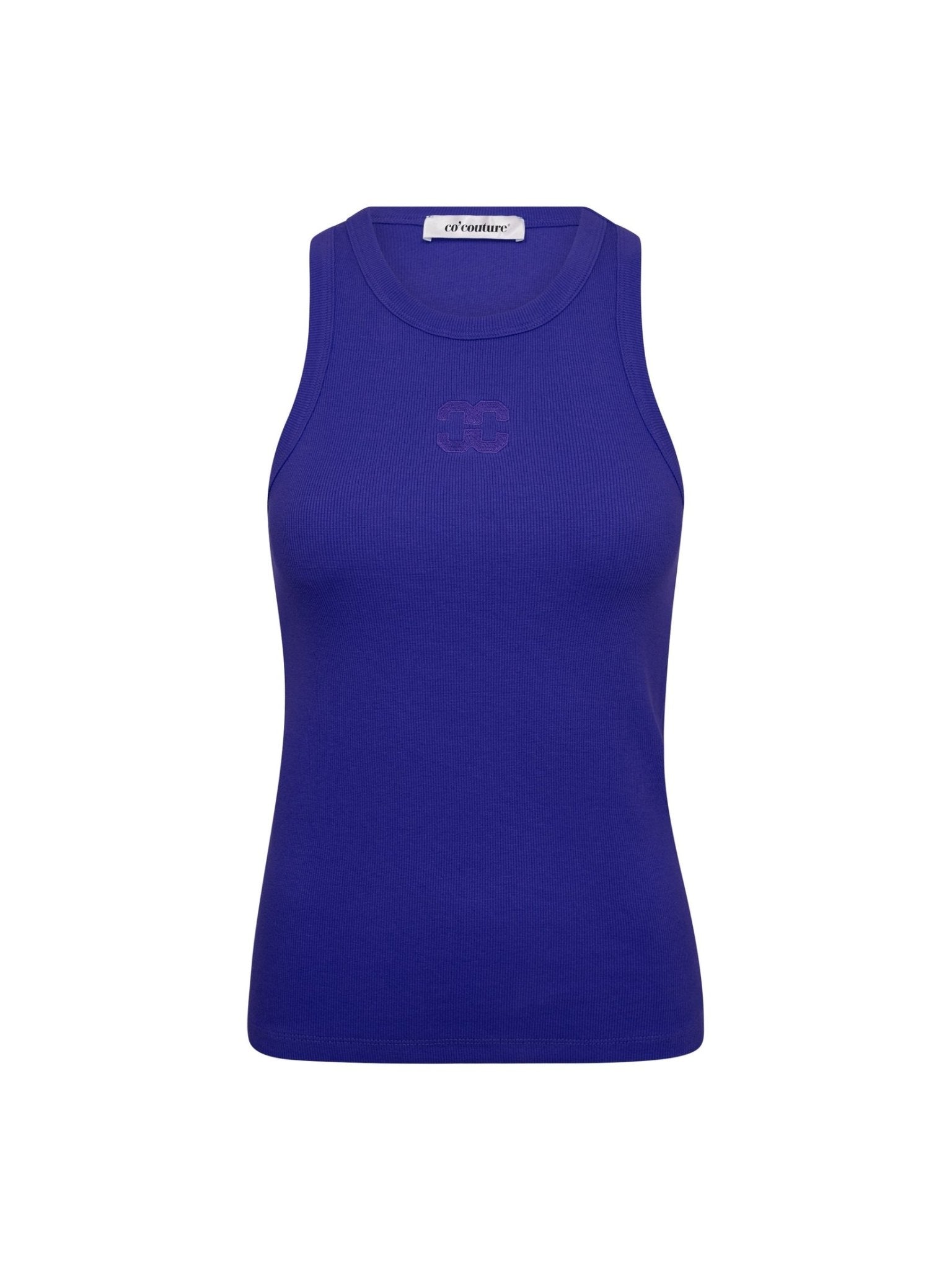 SaharaCC Embroidery Tank Top - New Blue - Co'couture