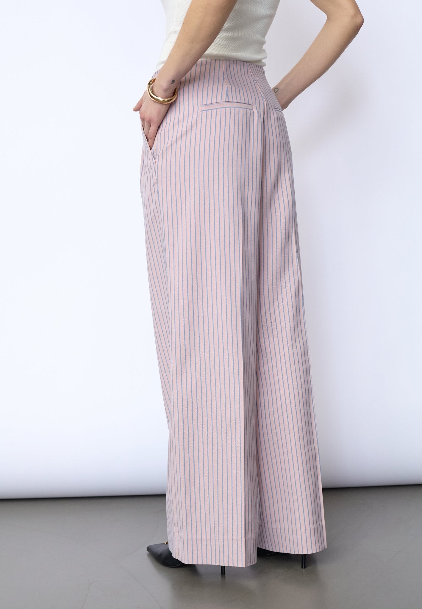 SalvieCC Pleat Pant - Rosa - Co'couture
