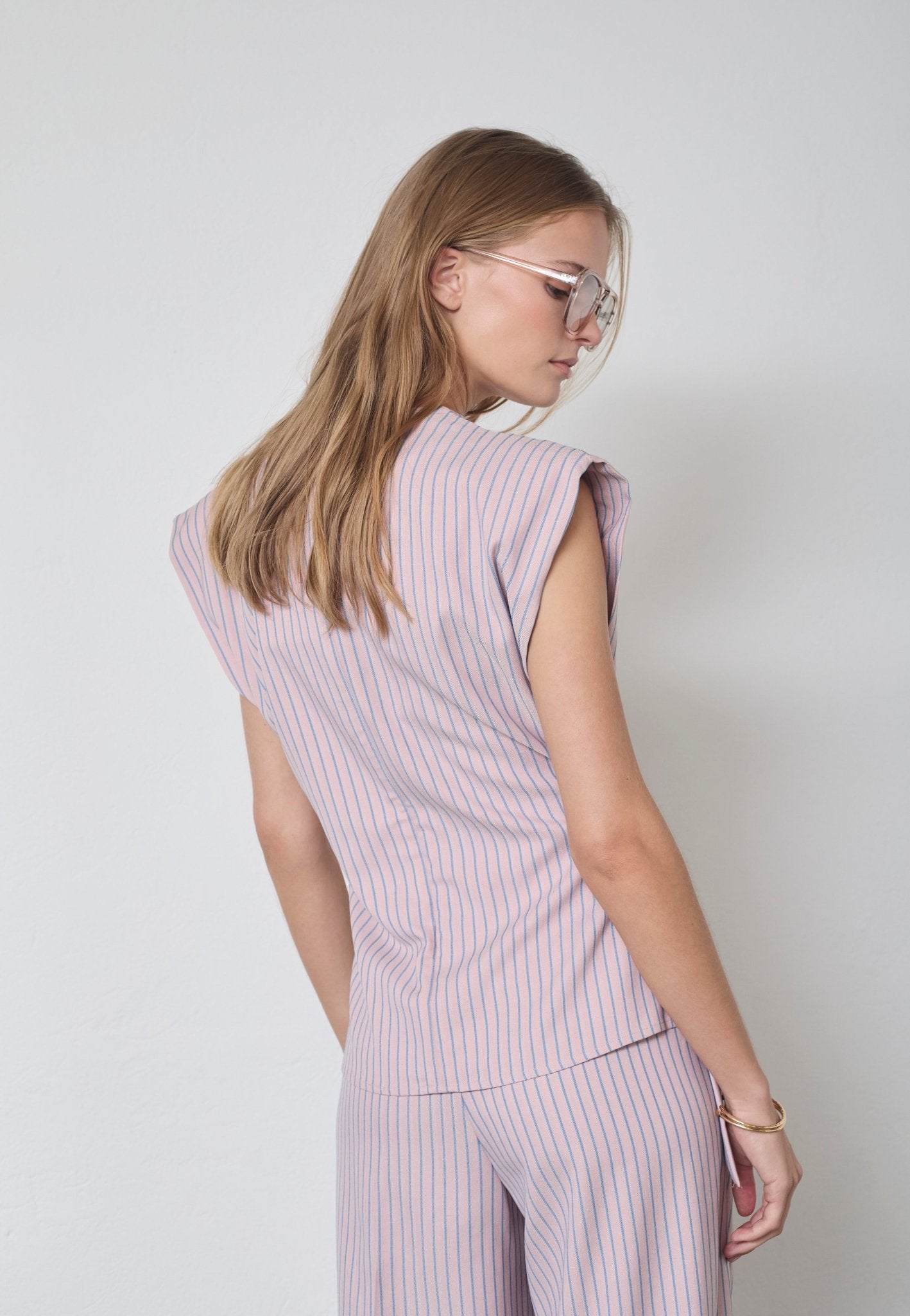 SalvieCC Pleat Top - Rosa - Co'couture