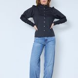 SandyCC Poplin Puff Shirt - Black - Co'couture