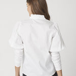 SandyCC Poplin Puff Shirt - White - Co'couture