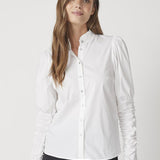 SandyCC Poplin Puff Shirt - White - Co'couture