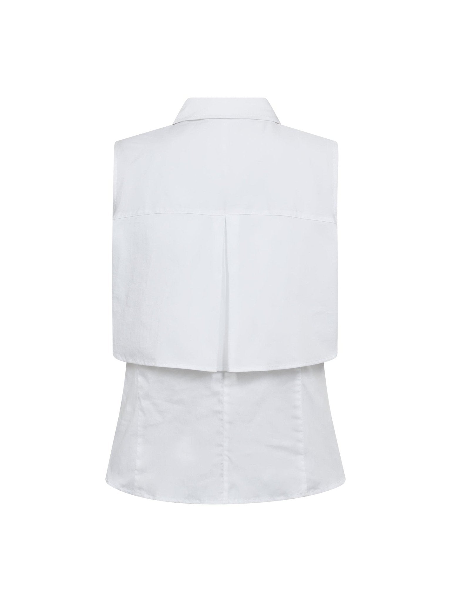 SannaCC Double Layer Top - White - Co'couture