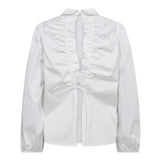 SannaCC Drawstring Blouse - White - Co'couture