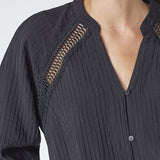 ShinaCC Lace V - Shirt - Black - Co'couture