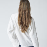 ShinaCC Lace V - Shirt - Off white - Co'couture