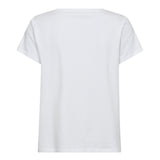 SiaraCC Pearl Necklace Tee - White - Co'couture