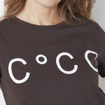 SignatureCC New Tee - Dark Brown - Co'couture