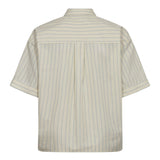 SimoCC Stripe SS Tie Shirt - PaleYellow - Co'couture