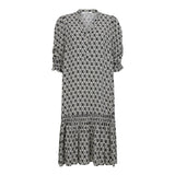SofiaCC Dress - OffWhite - Black - Co'couture