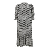 SofiaCC Dress - OffWhite - Black - Co'couture