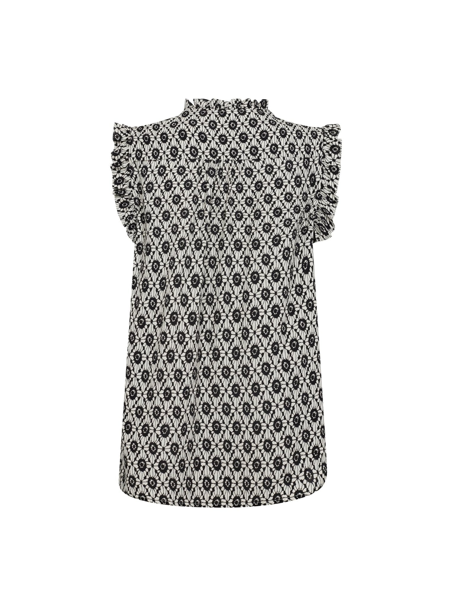 SofiaCC Top - OffWhite - Black - Co'couture
