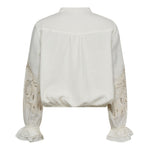StinaCC Emb Blouse - Off white - Co'couture