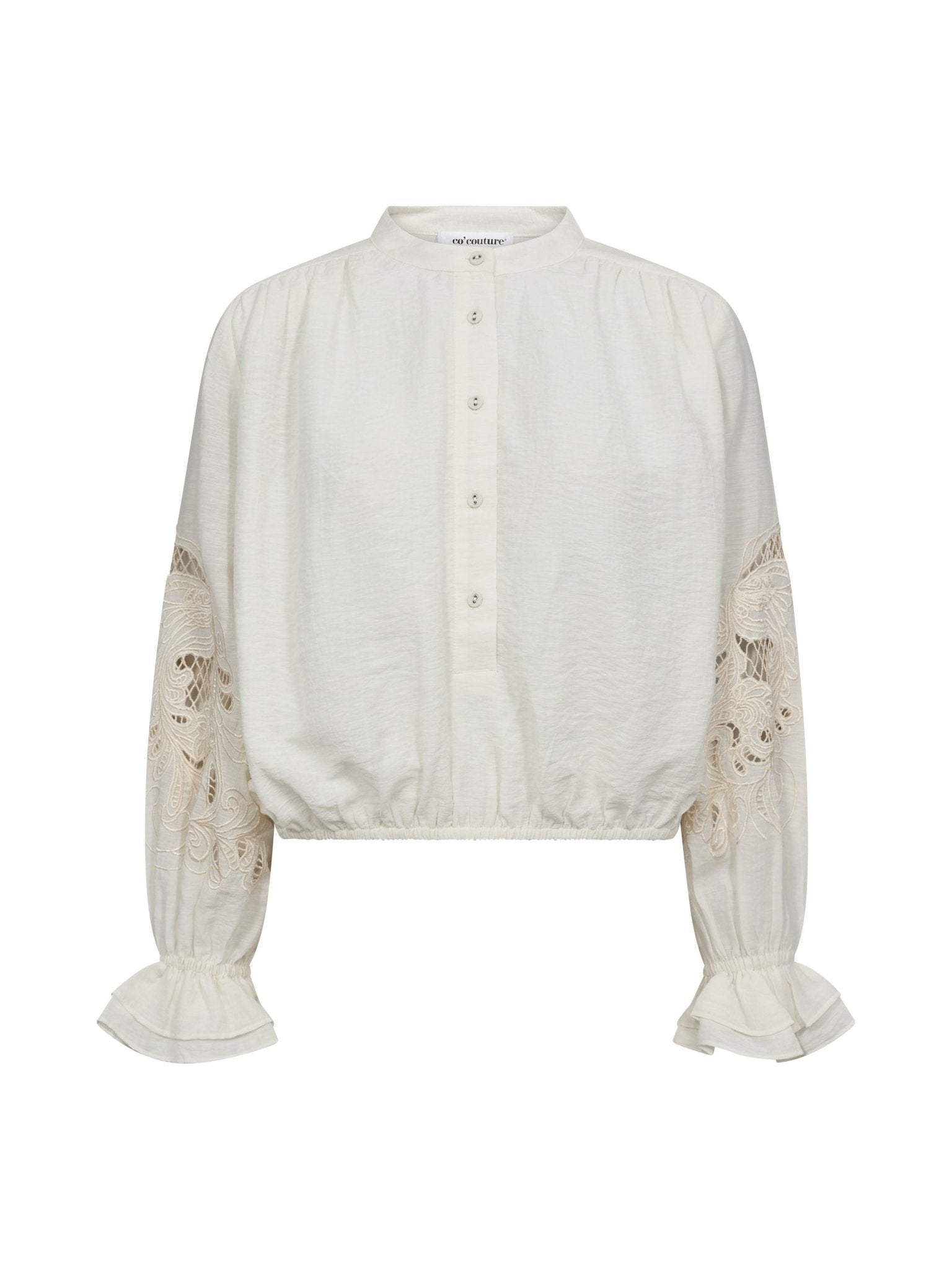StinaCC Emb Blouse - Off white - Co'couture