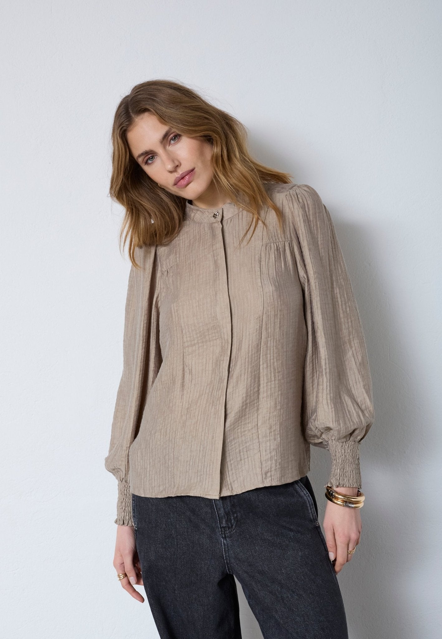 TassyCC Shirt - Taupe - Co'couture