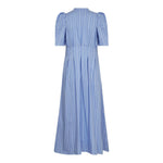 TeranCC Stripe Pleat Dress - Pale Blue - Co'couture