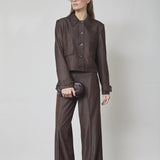 TerryCC Denim Jacket - Dark Brown - Co'couture