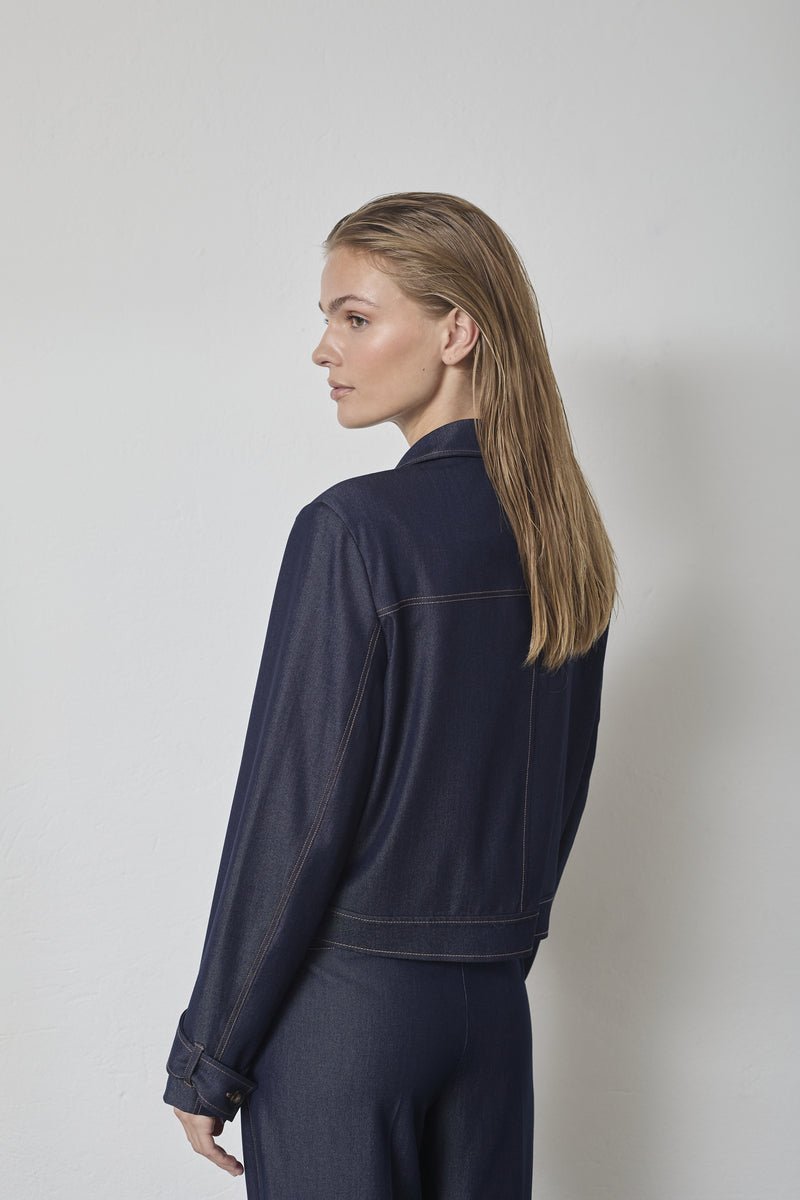 TerryCC Denim Jacket - Navy Denim - Co'couture