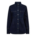 TheoCC Fitted Denim Shirt - Dark Denim - Co'couture