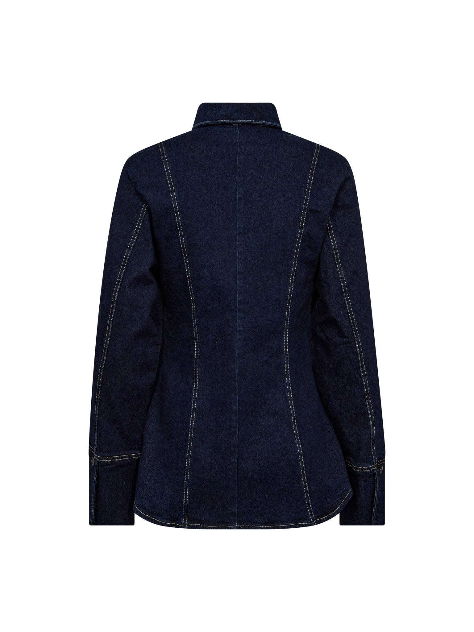 TheoCC Fitted Denim Shirt - Dark Denim - Co'couture