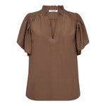ToraCC Frill V - top - Walnut - Co'couture