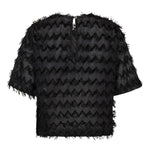 TriangleCC SS Blouse - Black - Co'couture