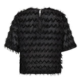 TriangleCC SS Blouse - Black - Co'couture