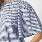 TrixieCC Dot Blouse - Blue - Co'couture