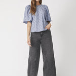 TrixieCC Dot Blouse - Blue - Co'couture