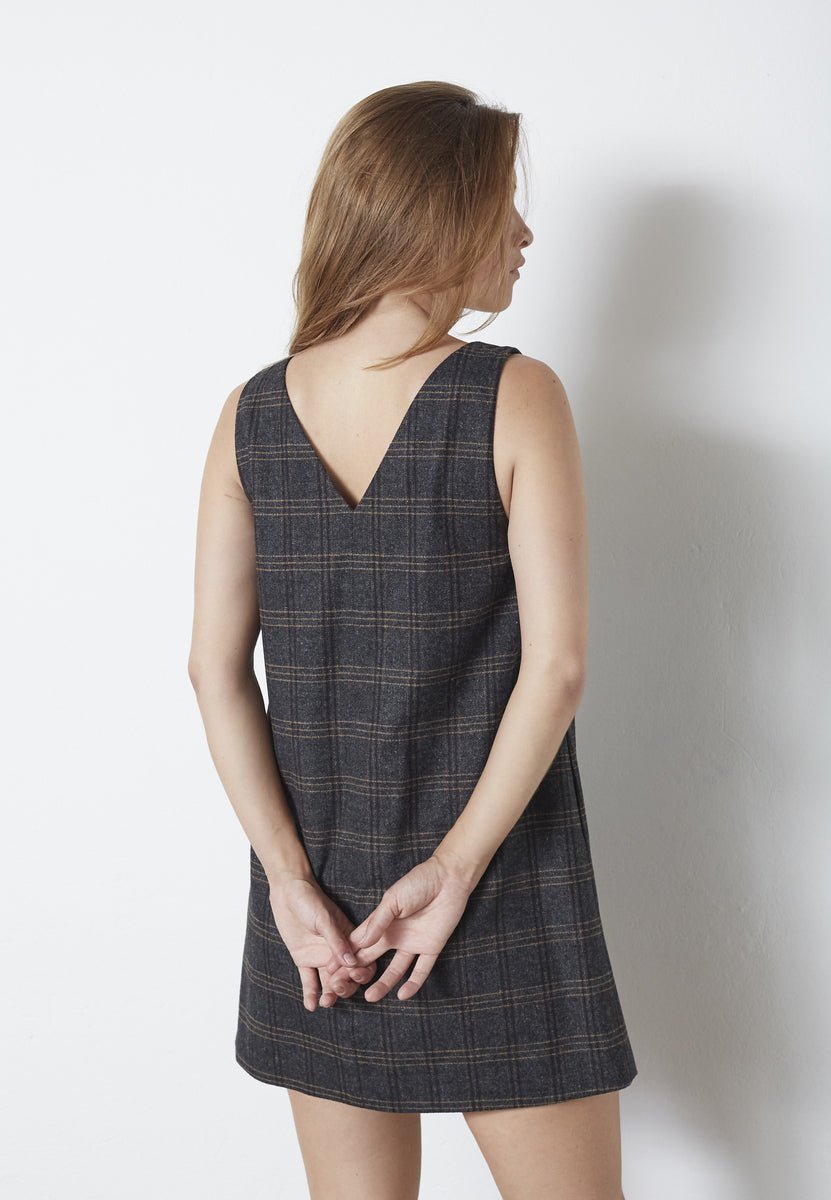 ValerieCC Spencer V - Dress - Dark Grey - Co'couture