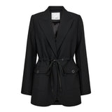 VolaCC Pocket Tie Blazer - Black - Co'couture