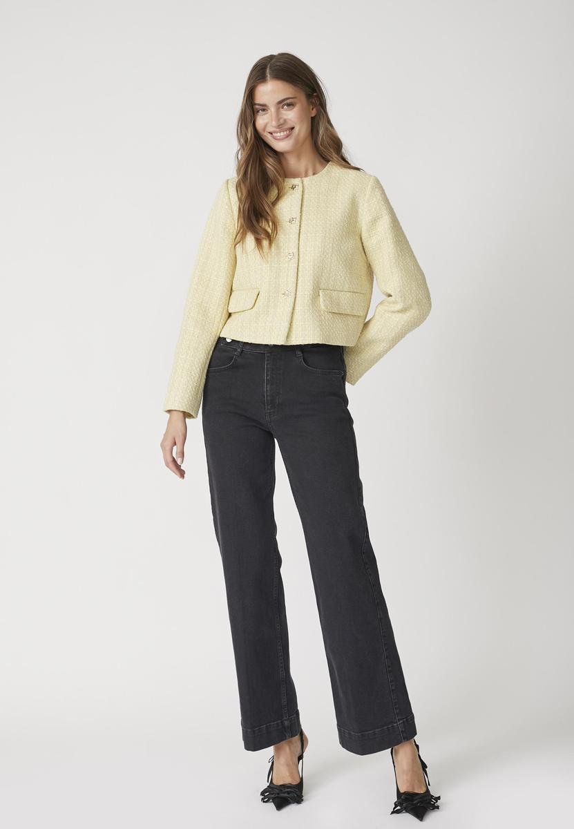 YaraCC Boucle Jacket - Pastel Yellow - Co'couture