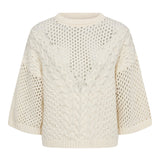 ZayaCC Cable O - Knit - Off white - Co'couture