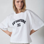 ZengaCC Tee O - Neck - WhiteBlack - Co'couture