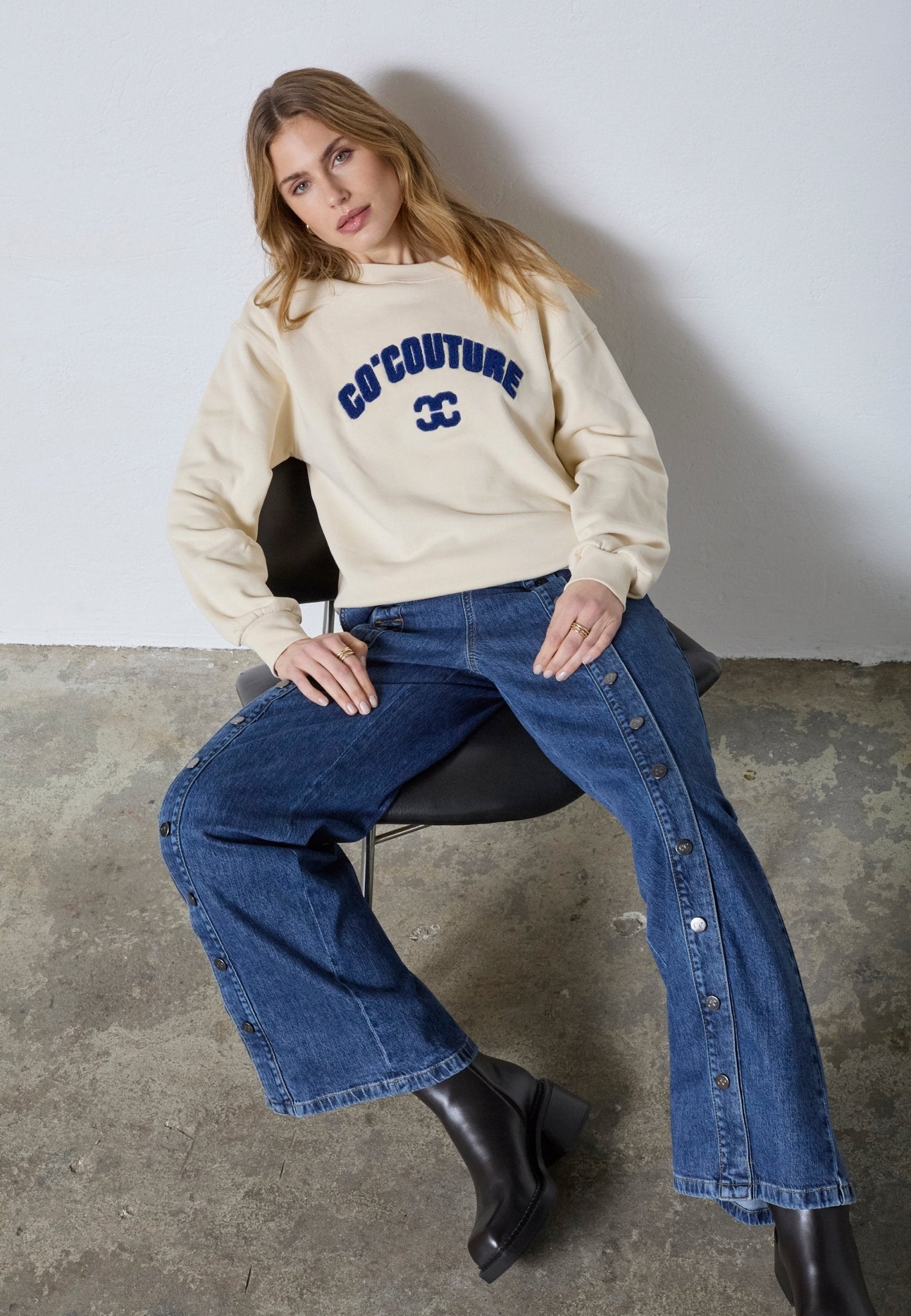 ZoeCC Co'couture Sweat - Bone - Co'couture